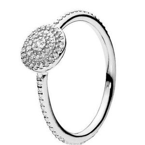 Auth Pandora Radiant Elegance Sterling Silver Ring
